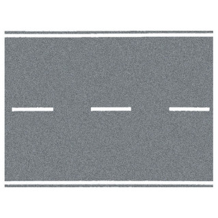 Feuille de route droite 1m / 80mm souple et autocollante-HO 1/87-NOCH 60703