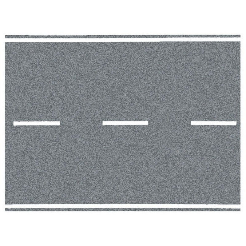 Feuille de route droite 1m / 80mm souple et autocollante-HO 1/87-NOCH 60703