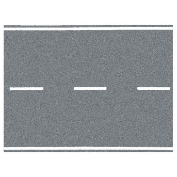 Feuille de route droite 1m / 80mm souple et autocollante-HO 1/87-NOCH 60703