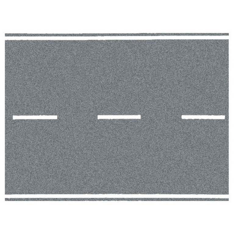 Feuille de route droite 1m / 80mm souple et autocollante-HO 1/87-NOCH 60703