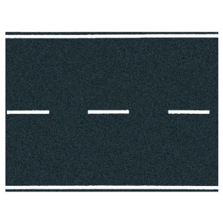 Feuille de route droite 1m / 80mm souple et autocollante-HO 1/87-NOCH 60700