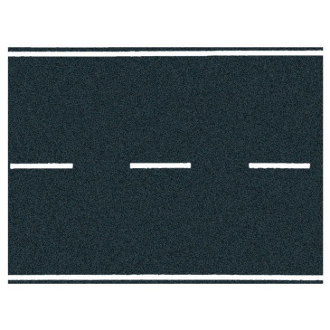 Feuille de route droite 1m / 80mm souple et autocollante-HO 1/87-NOCH 60700