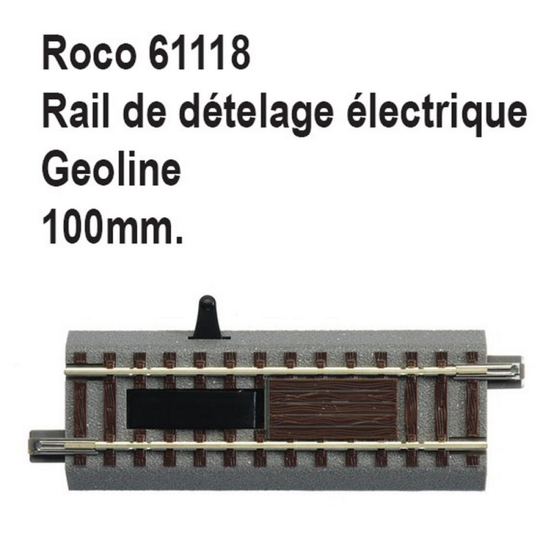Aiguillage Roco Geoligne HO – Droit à Droite WR 22,5, Ballast Dur, Réf 61141