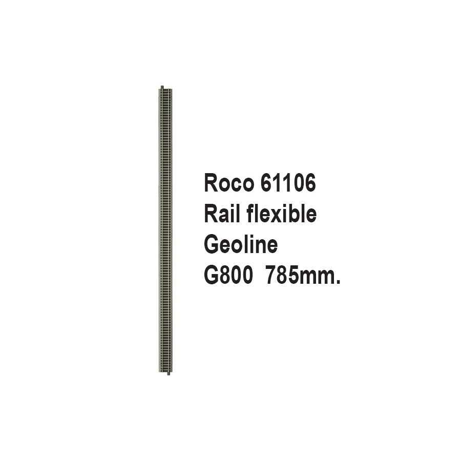 Rail Geoline G800 flexible 785mm-HO-1/87-ROCO 61106