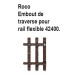 Embout de traverse pour rail flexible 42400 code 83 -HO-1/87-ROCO 42600