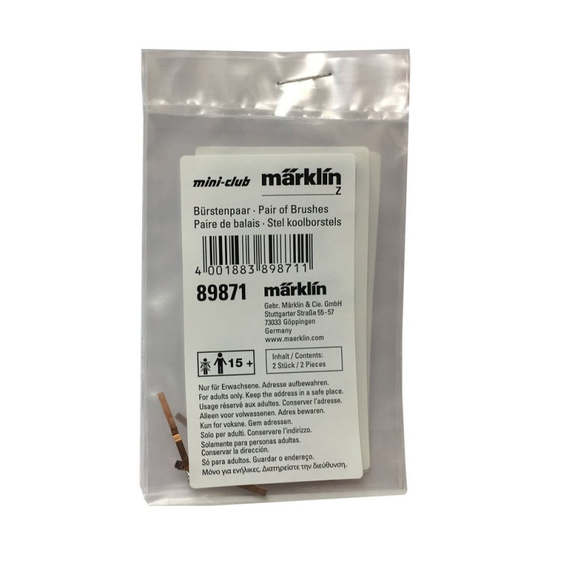 Paire de charbons-Z 1/220-MARKLIN 89871