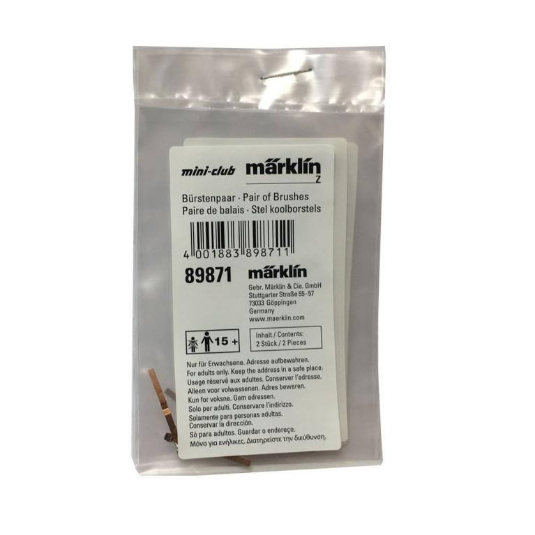 Paire de charbons-Z 1/220-MARKLIN 89871