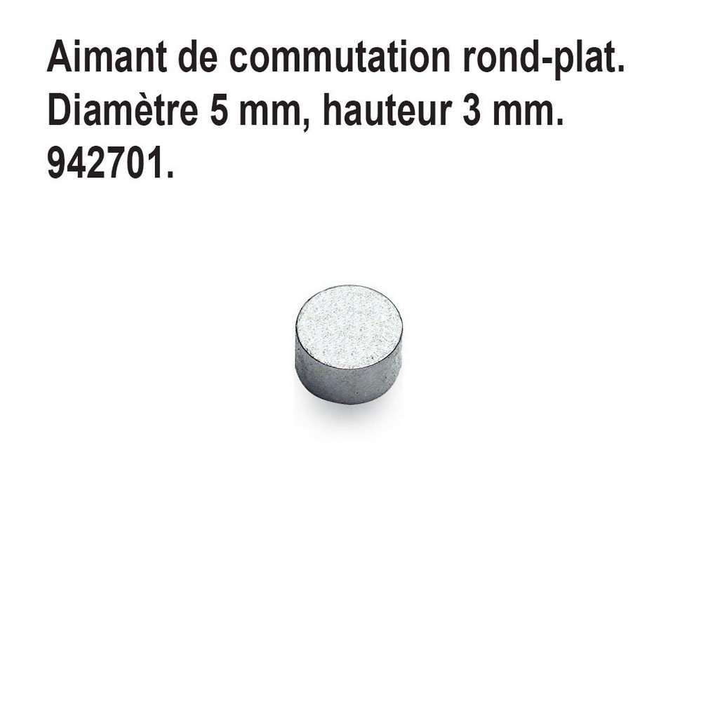 Aimant de commutation rond-plat-N-Fleischmann 942701 modelisme