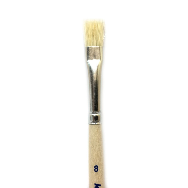 Pinceau brosse en poils de porc N°8-KOLIBRI 0064