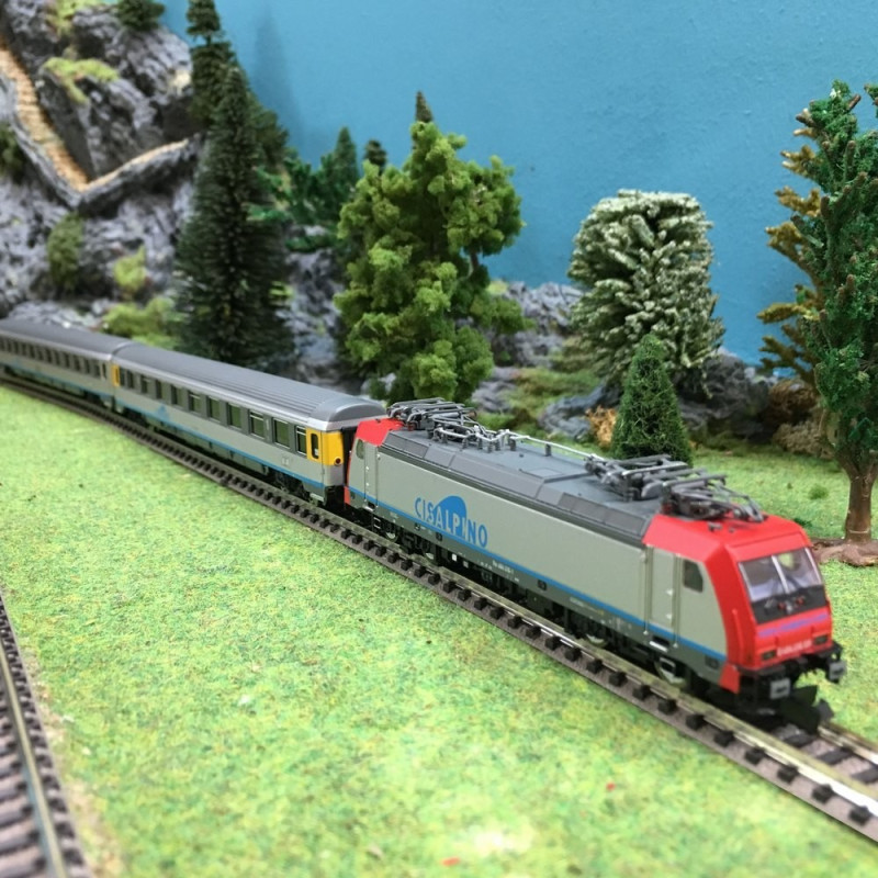 Coffret De Train Échelle O – Marque JEP – Bleu – Occasion