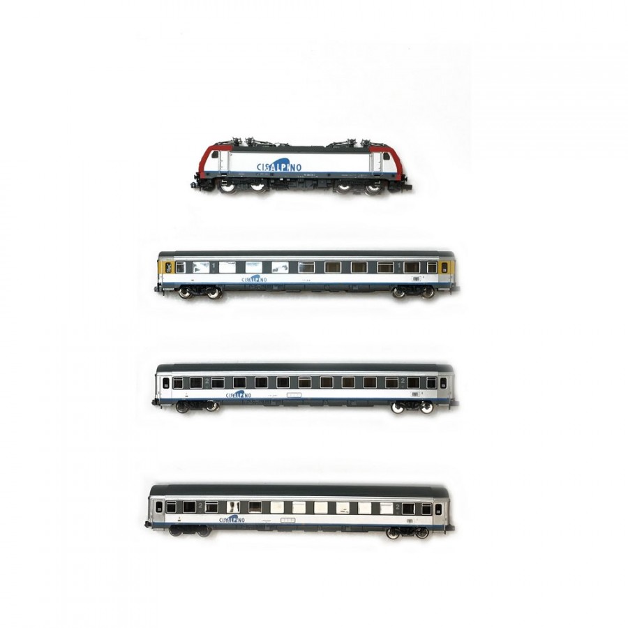 Coffret 4 élements Cisalpino EuroCity ép V-N-1/160-ARNOLD HN2325
