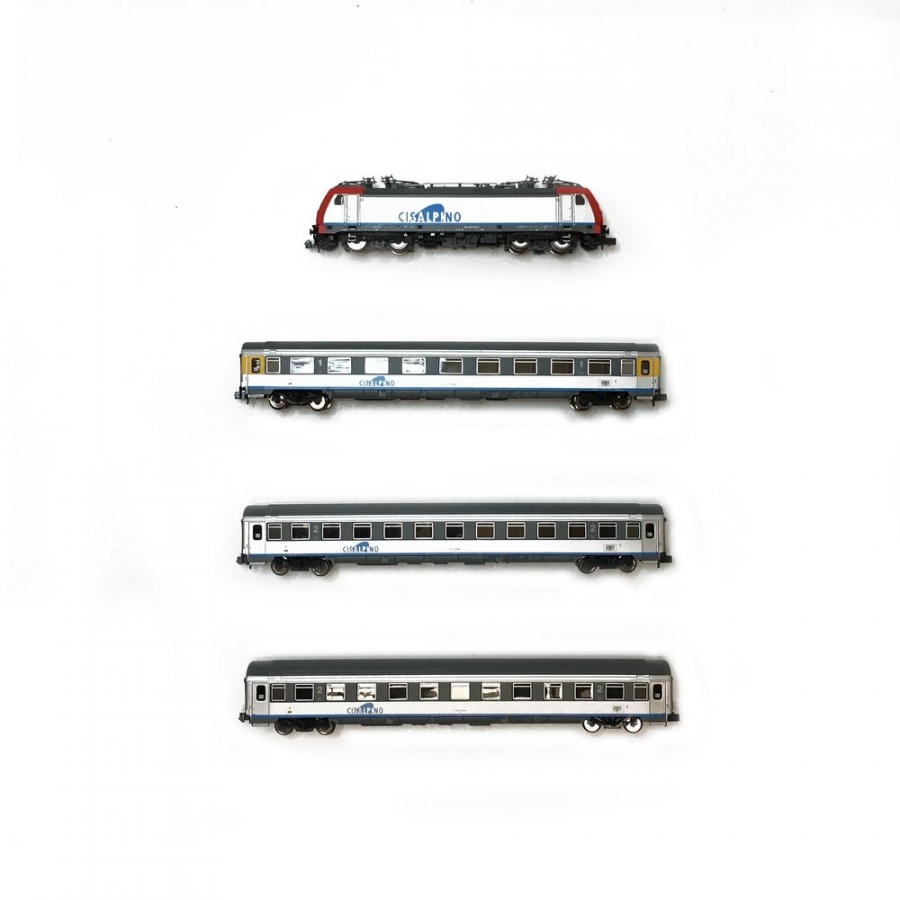 Coffret 4 élements Cisalpino EuroCity ép V-N-1/160-ARNOLD HN2325