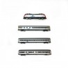 Coffret 4 élements Cisalpino EuroCity ép V-N-1/160-ARNOLD HN2325