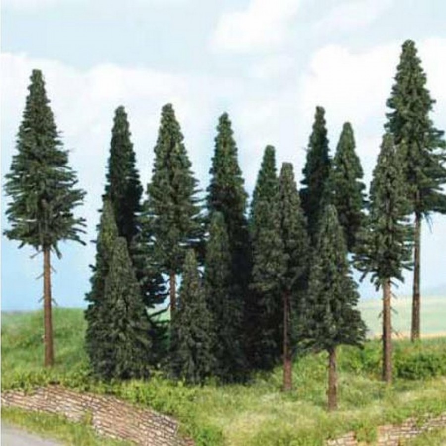 Forêt de 20 sapins 7 à 14 cm- Toutes échelles-HEKI 2263.
