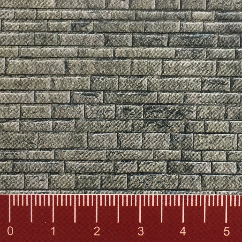 Plaque cartonnée mur de pierres-N 1/160-VOLLMER 47368 