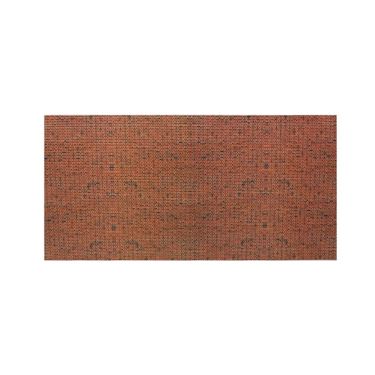 Plaque cartonnée mur de briques rouges-N 1/160-VOLLMER 47361