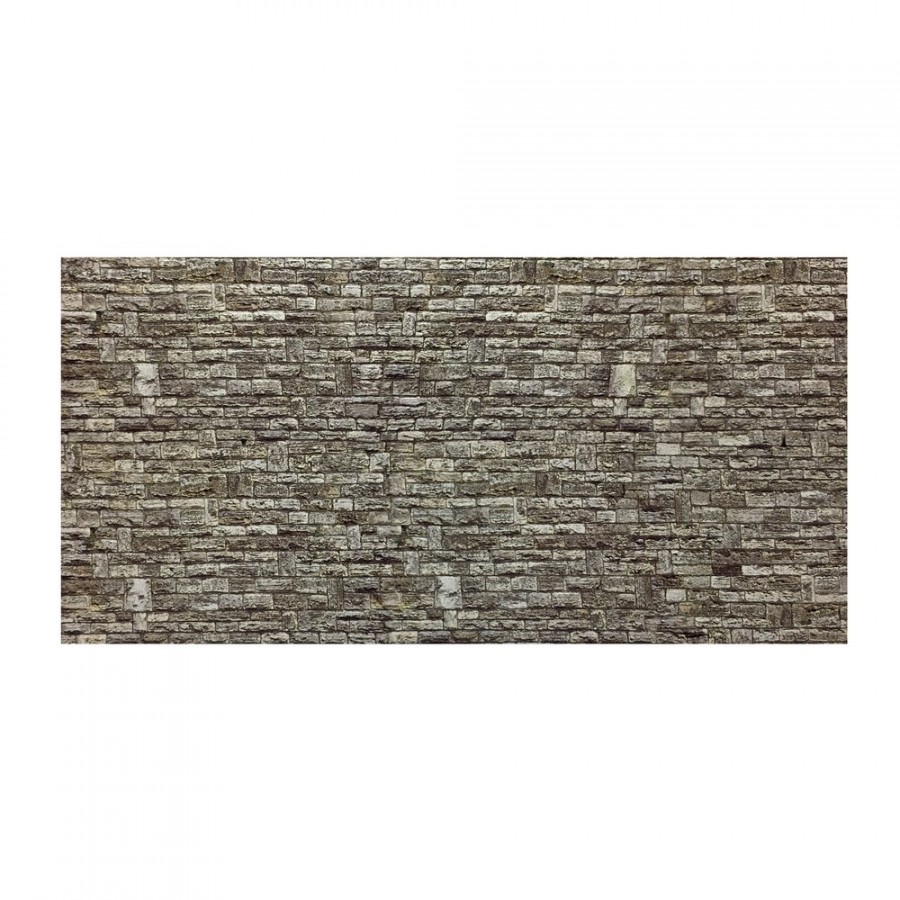 Plaque cartonnée mur pierre de taille HO-1/87-VOLLMER 46035