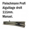 Aiguillage droit droit-N-1/160-FLEISCHMANN 9171