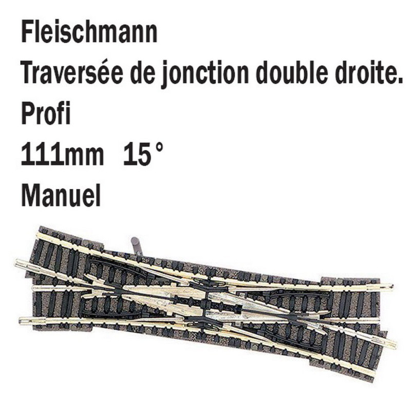 Fleischmann 9196 Kit de rails Quai N ballaste Fleischmann - francis