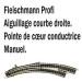 Aiguillage courbe droit-N-1/160-FLEISCHMANN 9169