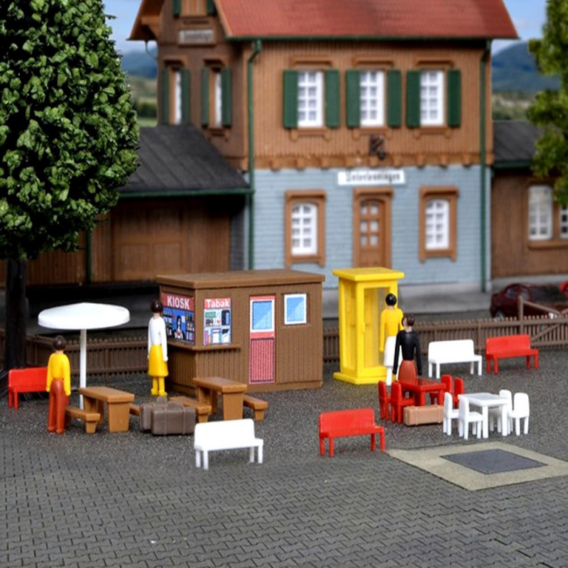 Set de décoration avec figurines-N-1/160-KIBRI 37490