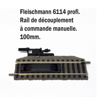 Rail de découplement à commande manuelle-HO-1/87-FLEISCHMANN 6114