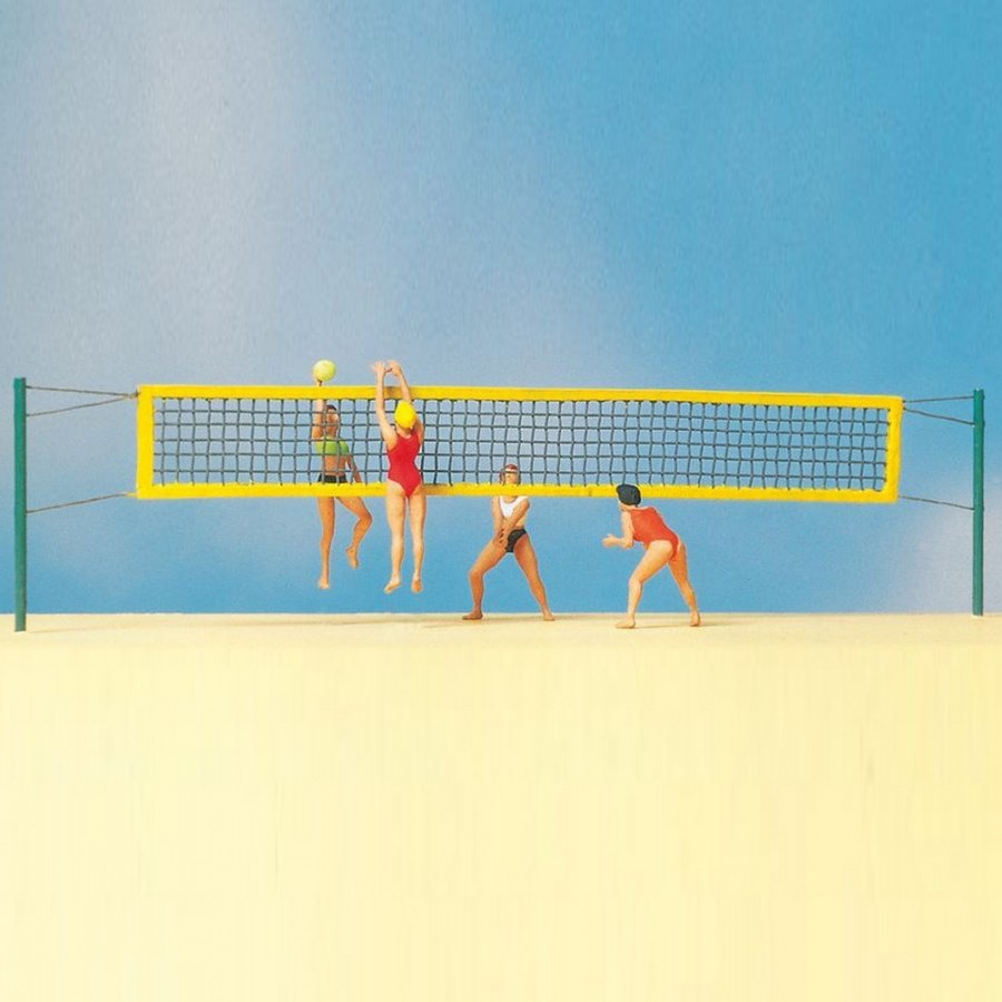 Partie de Beach Volley-HO-1/87-PREISER 10528