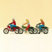 Balade en moto-HO-1/87-PREISER 10126