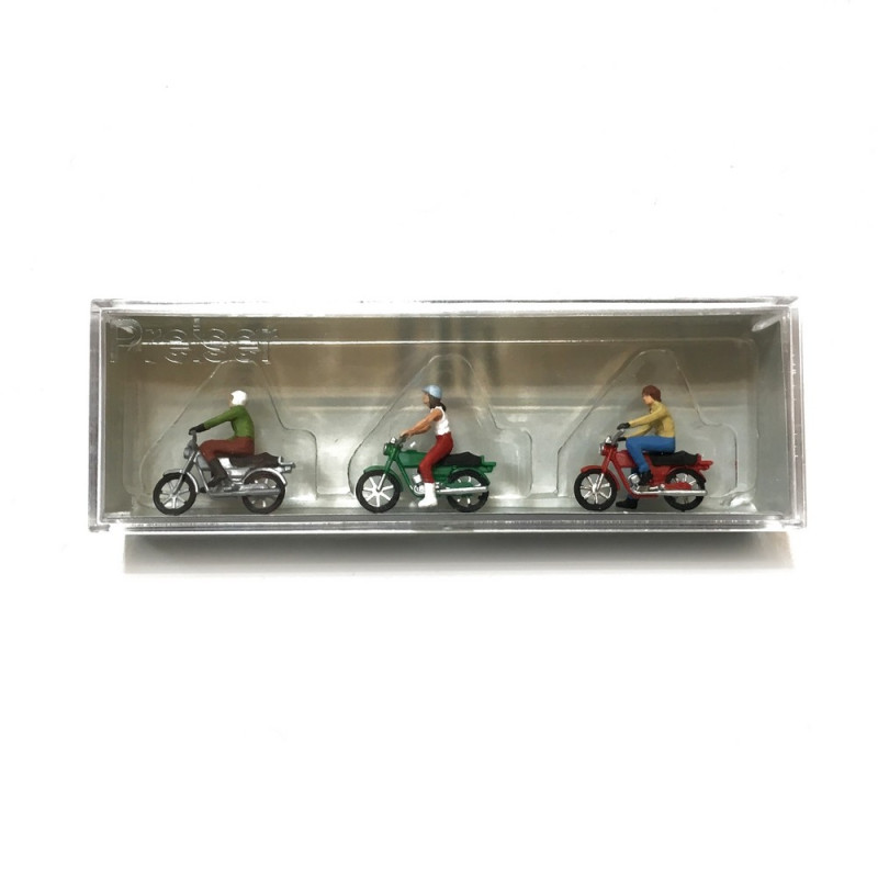 Balade en moto-HO-1/87-PREISER 10126