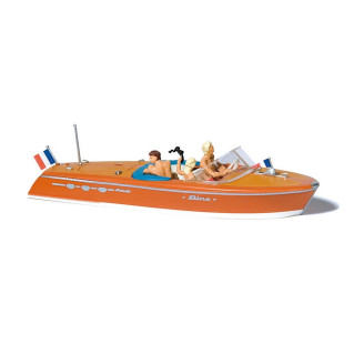 Bateau Riva Ariston + personnages-HO-1/87-PREISER 10689