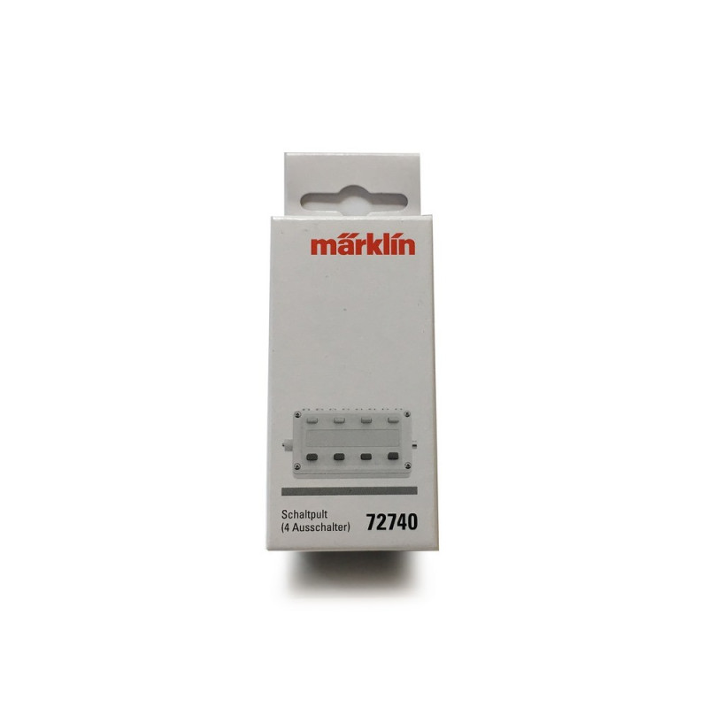 Boitier de commande 4 switch on/off-Toutes échelles-MARKLIN 72740