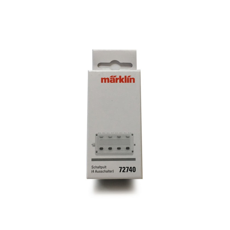 Boitier de commande 4 switch on/off-Toutes échelles-MARKLIN 72740