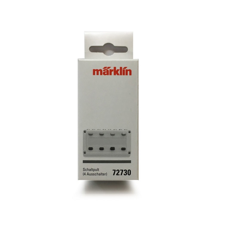 Boitier de commande 4 switch on/off-Toutes échelles-MARKLIN 72730