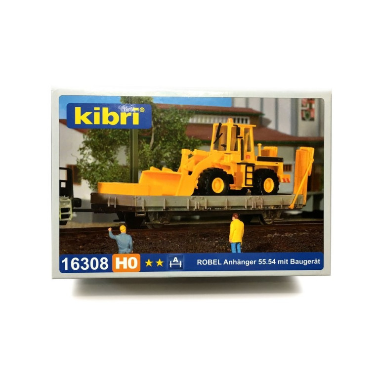 Pelleteuse sur remorque 55-54-HO-1/87-KIBRI 16308