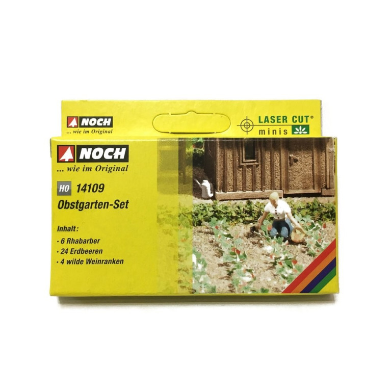 Set "potager, verger" Laser Cut minis-HO 1/87-NOCH 14109