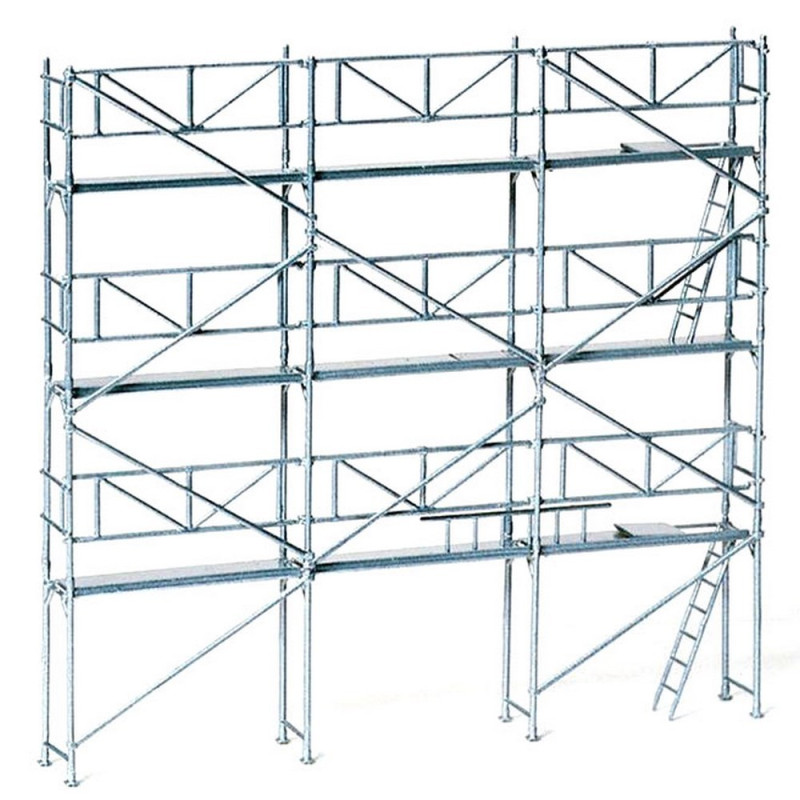 Echafaudage roulant-de façade-HO 1/87-PREISER 17180