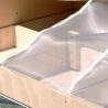 Grillage aluminium pour constitution de décor -HO-1/87-HEKI 3107