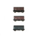 Set de 3 wagons couverts GMS 30 ép III SNCF OBB SAAR-HO 1/87-BRAWA 45901