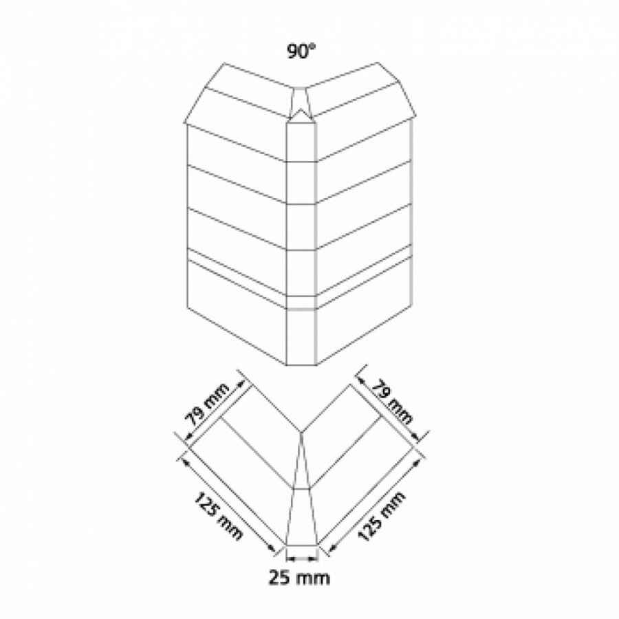 Immeuble d'angle à 3 degrés d'ouverture-HO 1/87-AUHAGEN 11447