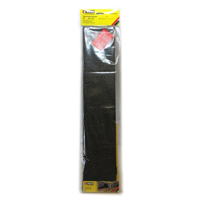 Long mur de pierres "moellons"-HO 1/87-NOCH 58255