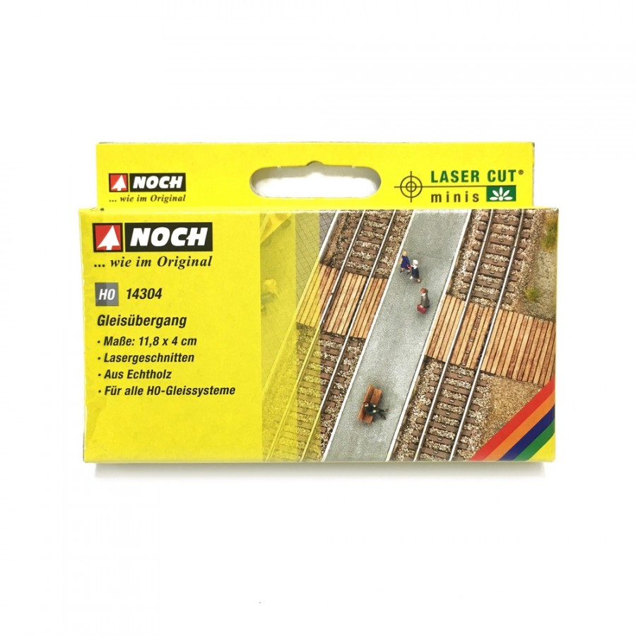 Passage de voies en madriers Laser Cut minis-HO 1/87-NOCH 14304