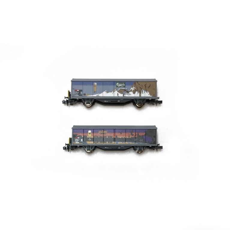Coffret de 2 wagons bière SBB-N-1/160-MINITRIX 15798
