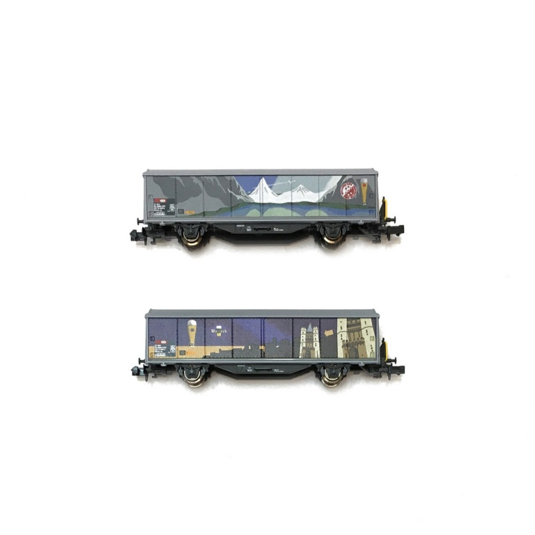 Coffret de 2 wagons bière SBB-N-1/160-MINITRIX 15798
