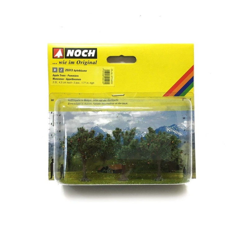 3 pommiers de 4.5 cm de haut-N Z-NOCH 25513