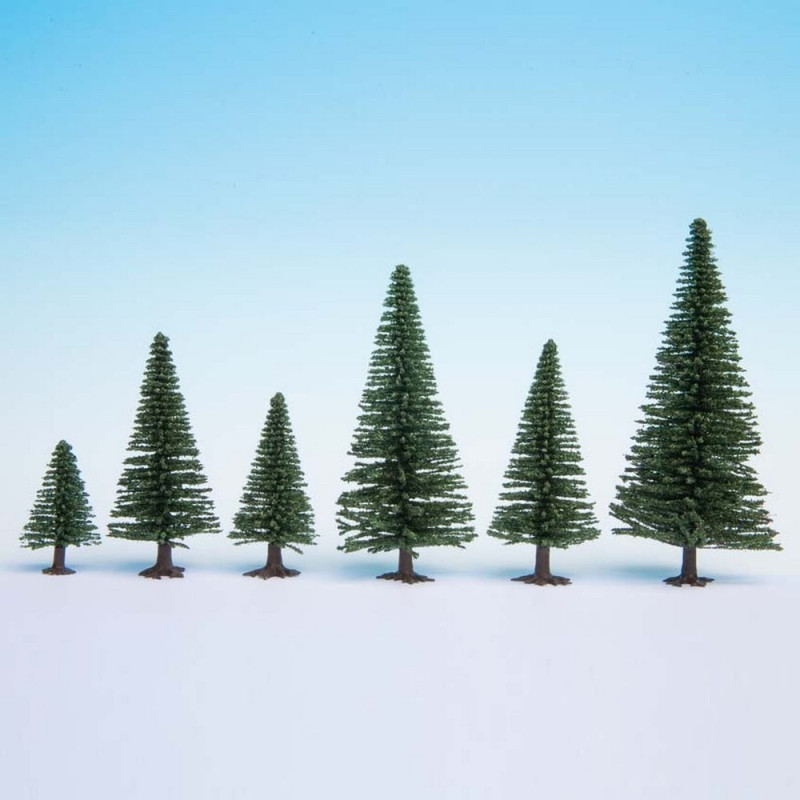 25 sapins 5 à 14 cm de haut-HO TT-NOCH 26820