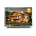 Grand chalet avec éclairage-HO 1/87-KIBRI 38077