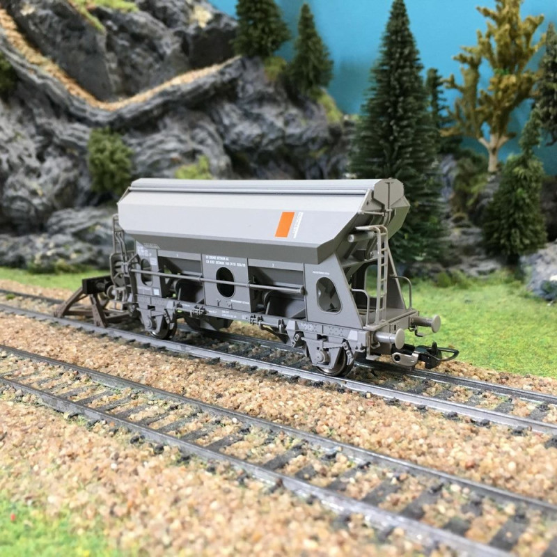 Wagon Trémie HO Eal SCRC SNCF - Chargement Ballast - France Trains