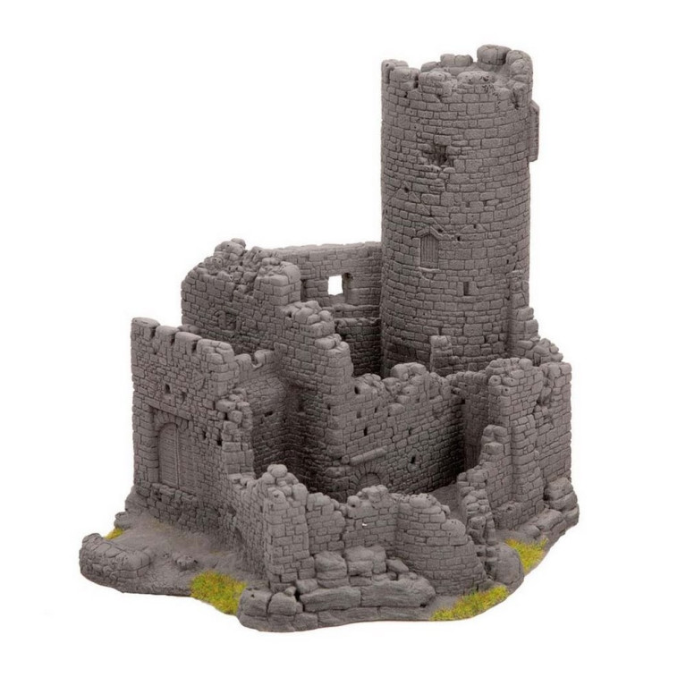 Ruine de château avec tour-HO 1/87-NOCH 58605