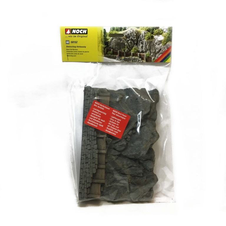 Falaise rocheuse avec protection-HO 1/87-NOCH 58152