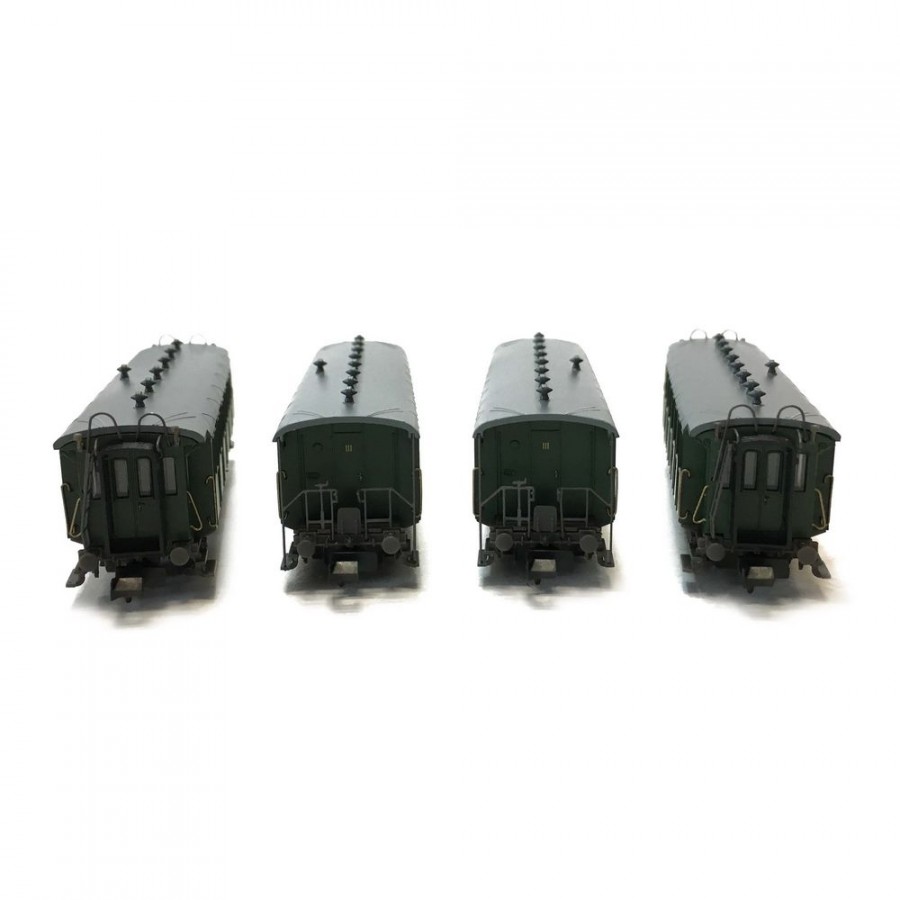 Coffret de 4 voitures ép II SBB-N 1/160-PIKO 94343